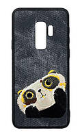 Чохол-накладка Animal Eyes для Samsung S9 Plus SM-G965 Textile Dog Grey