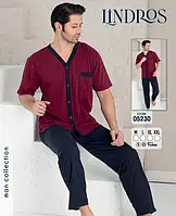 Костюм домашний мужской футболка и штаны LINDROS 05230