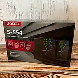 Колонки для комп'ютера і ноутбука JEDEL S554 RGB 2.0 USB, фото 3