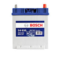 Автомобільний акумулятор BOSCH (S40 300) (B19) Asia 40Ah 330A R+ н.к.