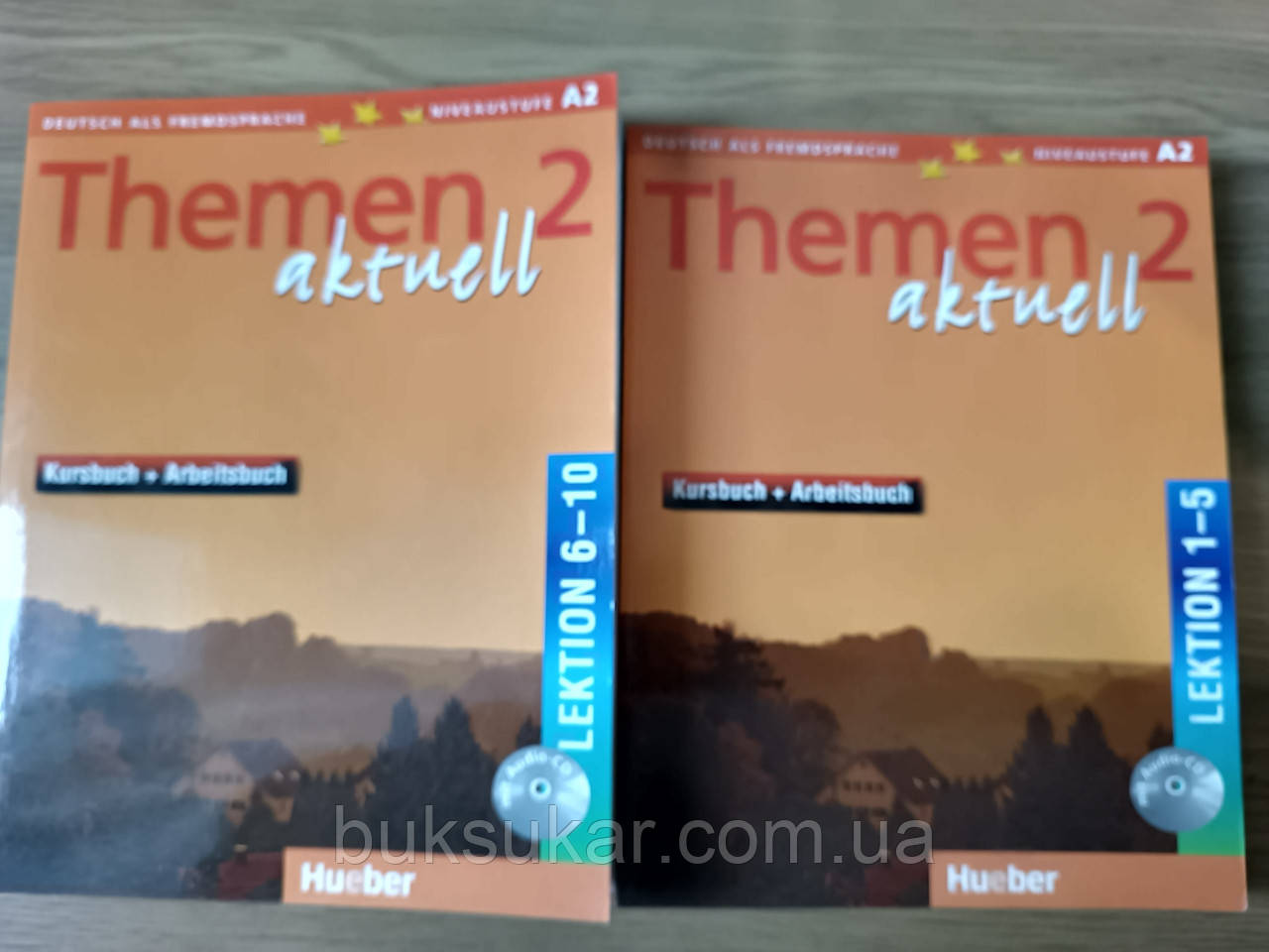 Підручник Themen aktuell 2 Kursbuch und Arbeitsbuch Lektion 1-5 та 6-10 + Audio-CD Б/У
