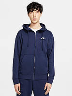 Бомбер чоловічий Nike M Nsw Club Hoodie Fz Bb (BV2645-410)