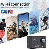Екшн камер Jadfezy J-03 WiFi Action Cam 1080P, 12 МП з акумуляторами 2×1050 мАг., фото 5