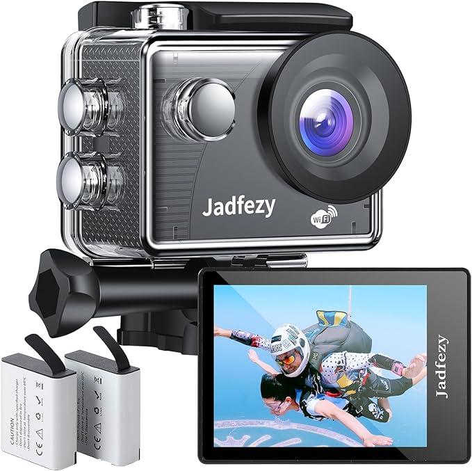 Екшн камер Jadfezy J-03 WiFi Action Cam 1080P, 12 МП з акумуляторами 2×1050 мАг.
