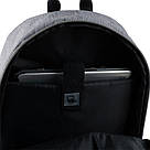 Рюкзак для підлітка GoPack Education Teens сіро-рожевий GO24-140L-1, фото 7