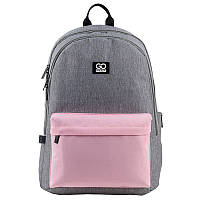 Рюкзак GoPack Education Teens GO24-140L-1 серо-розовый