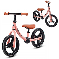 Детский транспорт беговел велобег 2-х колесный для девочек от 2 лет Kinderkraft 2WAY NEXT 2022 Rose Pink