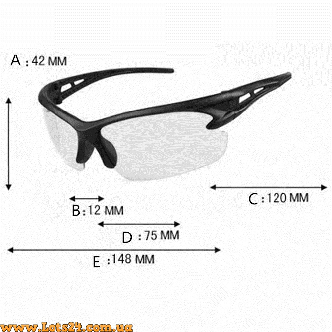 Окуляри для велосипеда велоспорту вело окуляри прозорі сонцезахисні окуляри