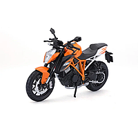 Колекційна модель Maisto Мотоцикл KTM Super Duke R 1290, 1:12, оранжевий 31101-21.