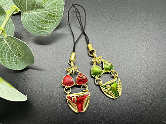 Брелок Купальник, зелений