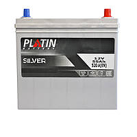 Автомобільний акумулятор PLATIN Silver Asia SMF 55Ah 520A R+ (NS60) т.к.