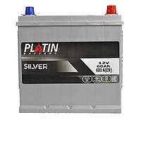 Автомобільний акумулятор PLATIN Silver Asia SMF 60Ah 600A R+ (D23) н.к.