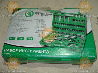 Набір інструментів 94 одиниць 1/2" & 1/4" ET-6094SP (пр-во INTERTOOL)