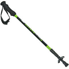 Палиця трекінгова для скандинавської ходьби Zelart Pamase 6811 довжина 65-130 см Black-Green