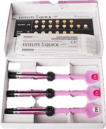 Estelite Sigma Quick 3 Syringe Kit (Естелайт Сигма Квік 3 шприци , набір 3 шприци, фото 3