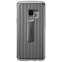 Чехол Protective Standing Cover для Samsung Galaxy S9 (SM-G960) Silver (Dark Grey) Original 100%