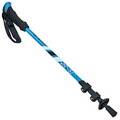 Палиця трекінгова для скандинавської ходьби Zelart Raico 0468 довжина 65-140 см Blue