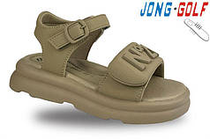 Дитяче літнє взуття гуртом. Дитячі босоніжки 2024 бренда Jong Golf для дівчаток (рр. з 26 по 31)