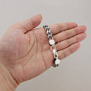 Срібний чоловічий браслет широкий рамзес (зворотний). Масивний срібний браслет ширина 1 см. Довжина 20,5 см, фото 3