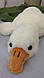Іграшка  3D Гусак / качка плюшева іграшка (подушка) 90 см Білий Сувенір подарунок Домашній птах, фото 2