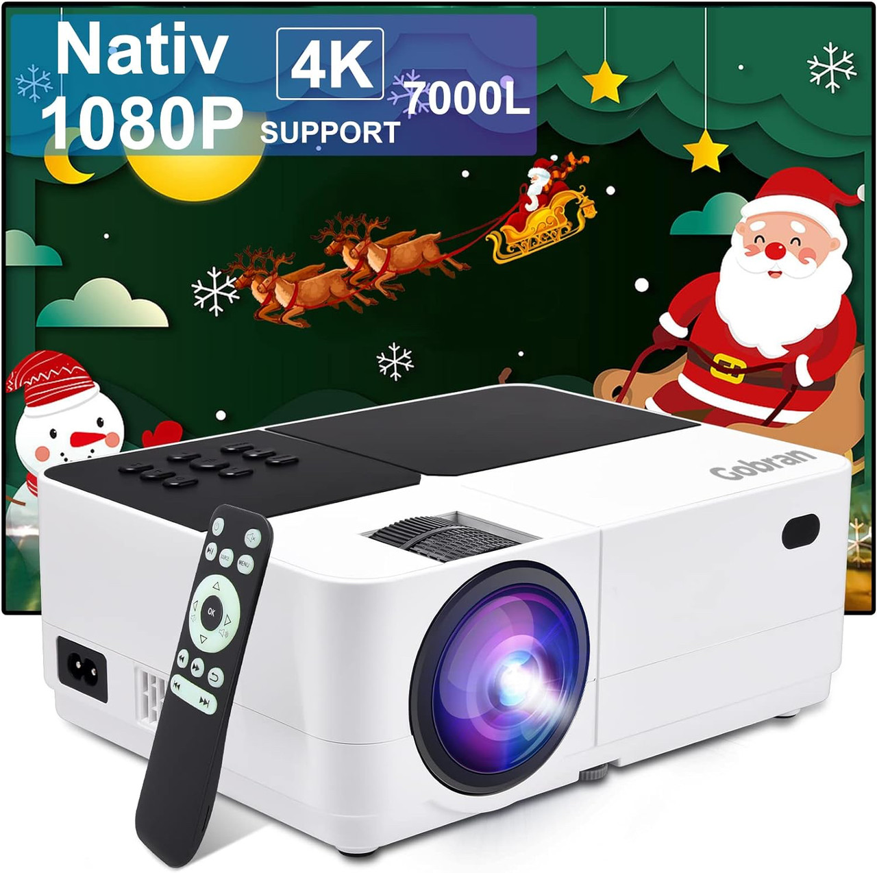 Проєктор Native 1080P 7000 Lux Full HD