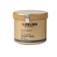 Восстанавливающая маска с кератином Luxliss Keratin Intensive Repair Therapy Mask 400 мл