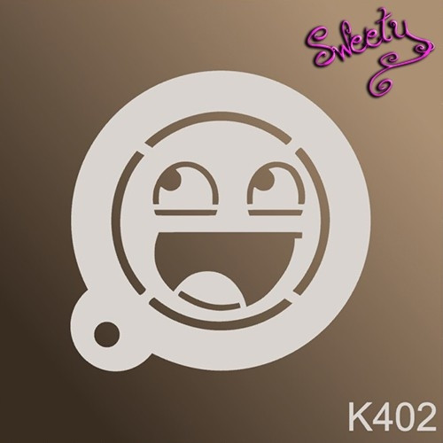 Трафарет для аквагриму багаторазові Смайл, Stencils by Sweety, фото 1