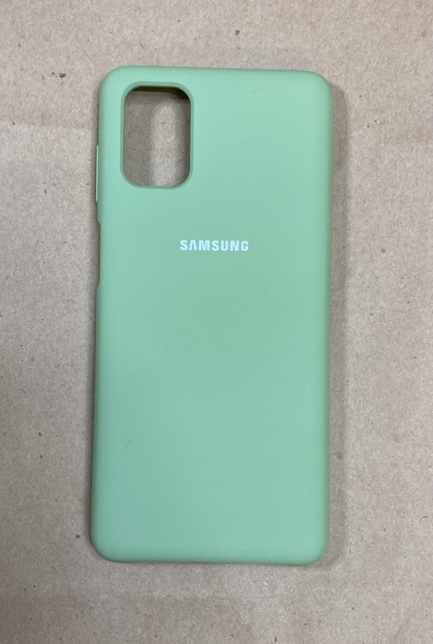 Чохол Silicon Case Samsung М51 "Фісташка №1"