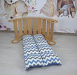 Дитяча гойдалка балансир з матрасиком М'ятний зорепад, фото 5