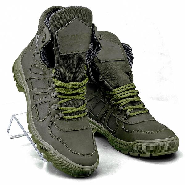 Черевики тактичні зимові Warrior колір олива 14955, фото 1