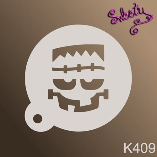 Трафарет для аквагриму багаторазові Смайл, Stencils by Sweety, фото 1