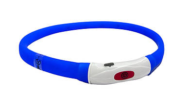 Нашийник силіконовий світлодіодний для собак (USB)