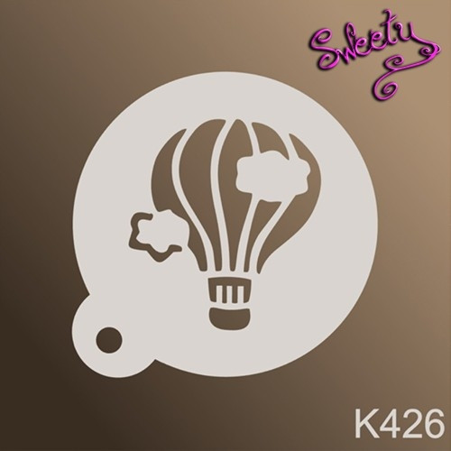 Трафарет для аквагриму багаторазові Кулька, Stencils by Sweety, фото 1