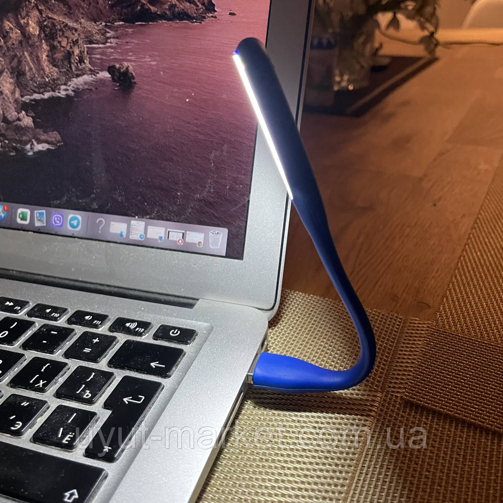 Світлодіодний гнучкий USB ліхтарик 1,2Вт для Powerbank (павербанка), ноутбука LMF9313, фото 1