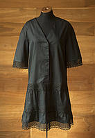 Черное летнее платье с кружевом женское S.Oliver, размер S
