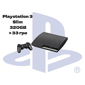 Sony Playstation 3 Slim 320GB (БО) + ігри