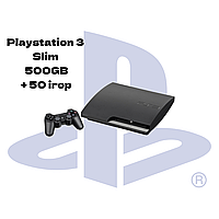 Sony Playstation 3 Slim 500 GB + ігри (БУ)