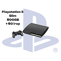 Sony Playstation 3 Slim 500GB + игры (БУ)