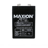 Акумулятор промисловий MAXION MXBP-OT 6-5 (6V, 5А)