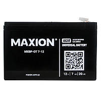 Акумулятор промисловий MAXION MXBP-OT 7-12 (12V, 7А)