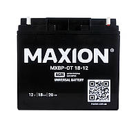 Акумулятор промисловий MAXION MXBP-OT 18-12 (12V, 18А)