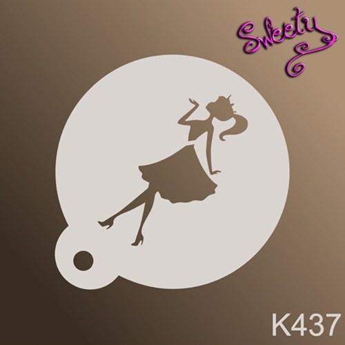 Трафарет для аквагриму багаторазові Барбі, Stencils by Sweety, фото 1