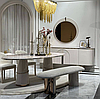 Стіл обідній модний із мармуровою стільницею Монті, фото 6