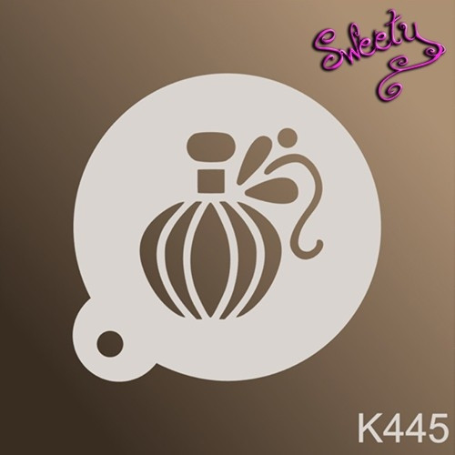 Трафарет для аквагриму багаторазові парфуми, Stencils by Sweety, фото 1