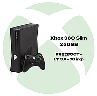 Ігрова приставка Xbox 360 Slim 250GB (Freeboot+LT 3.0 + ігри) Б/У