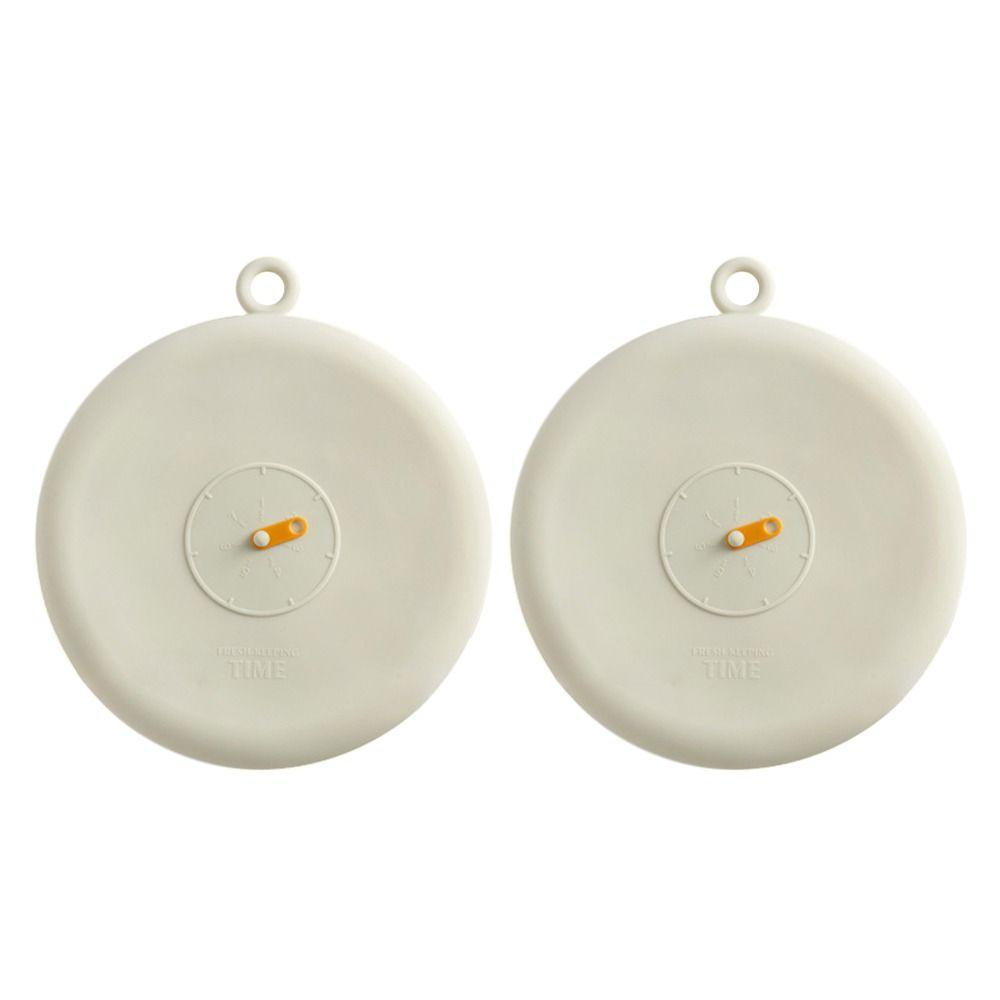 Багаторазові кришки для зберігання харчових продуктів 3 шт COVER/205 Білий, фото 1