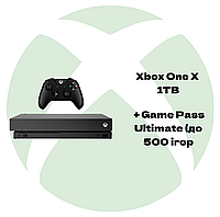 Игровая приставка Xbox One X 1TB + GamePass Ultimate (БУ)