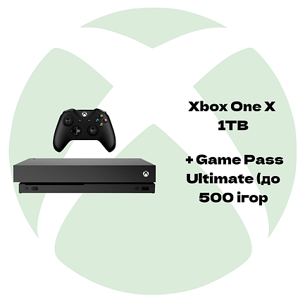 Ігрова приставка Xbox One X 1TB + GamePass Ultimate (БУ), фото 1