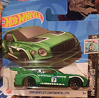 Hot Wheels 2023 HW Modified 2018 Bentley Continental GT3 3/5 44/250 HKH84 Бентлі Машинки колекційні Хот Вілс