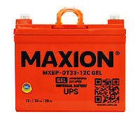 Акумулятор промисловий MAXION MXBP-OT 33-12С GEL (12V, 33А)